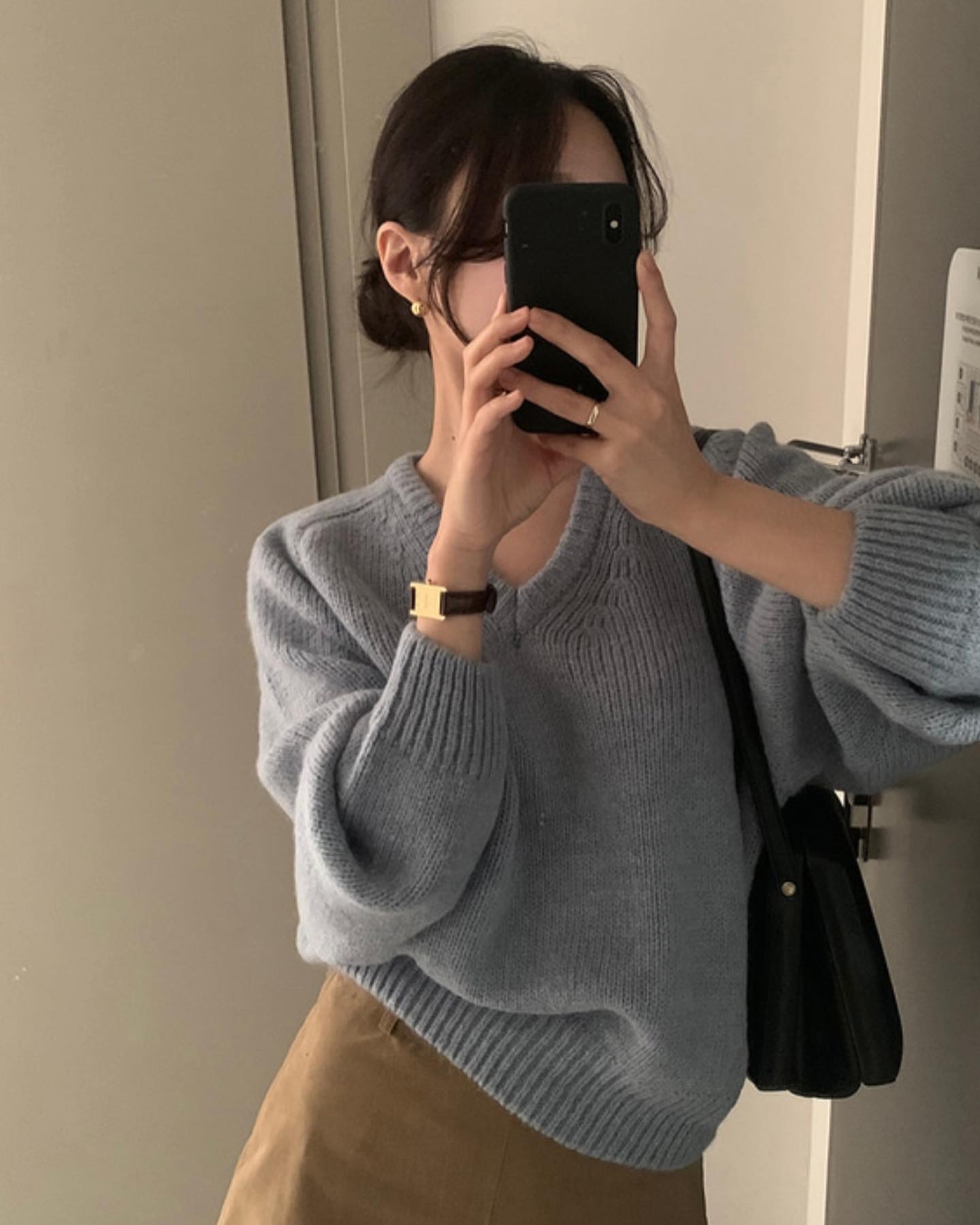 Cloud Alpaca Wool V-Neck Knit