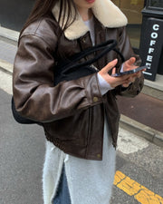Shearling Leather Jacket