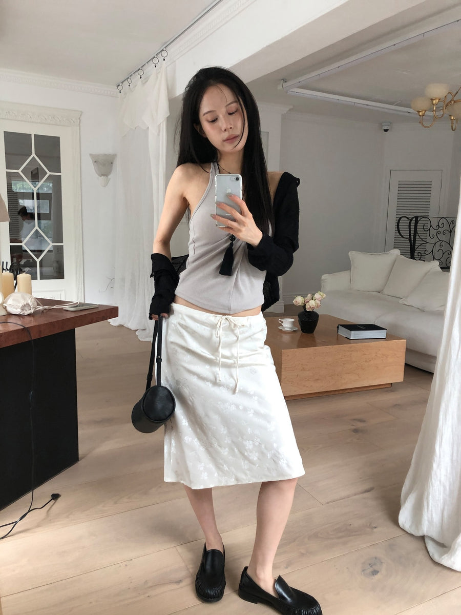 Floral Banding Skirt (long/short)