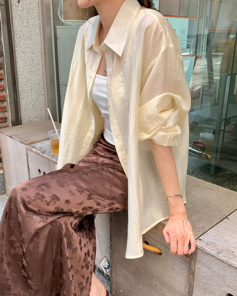 Floral Brown Skirt