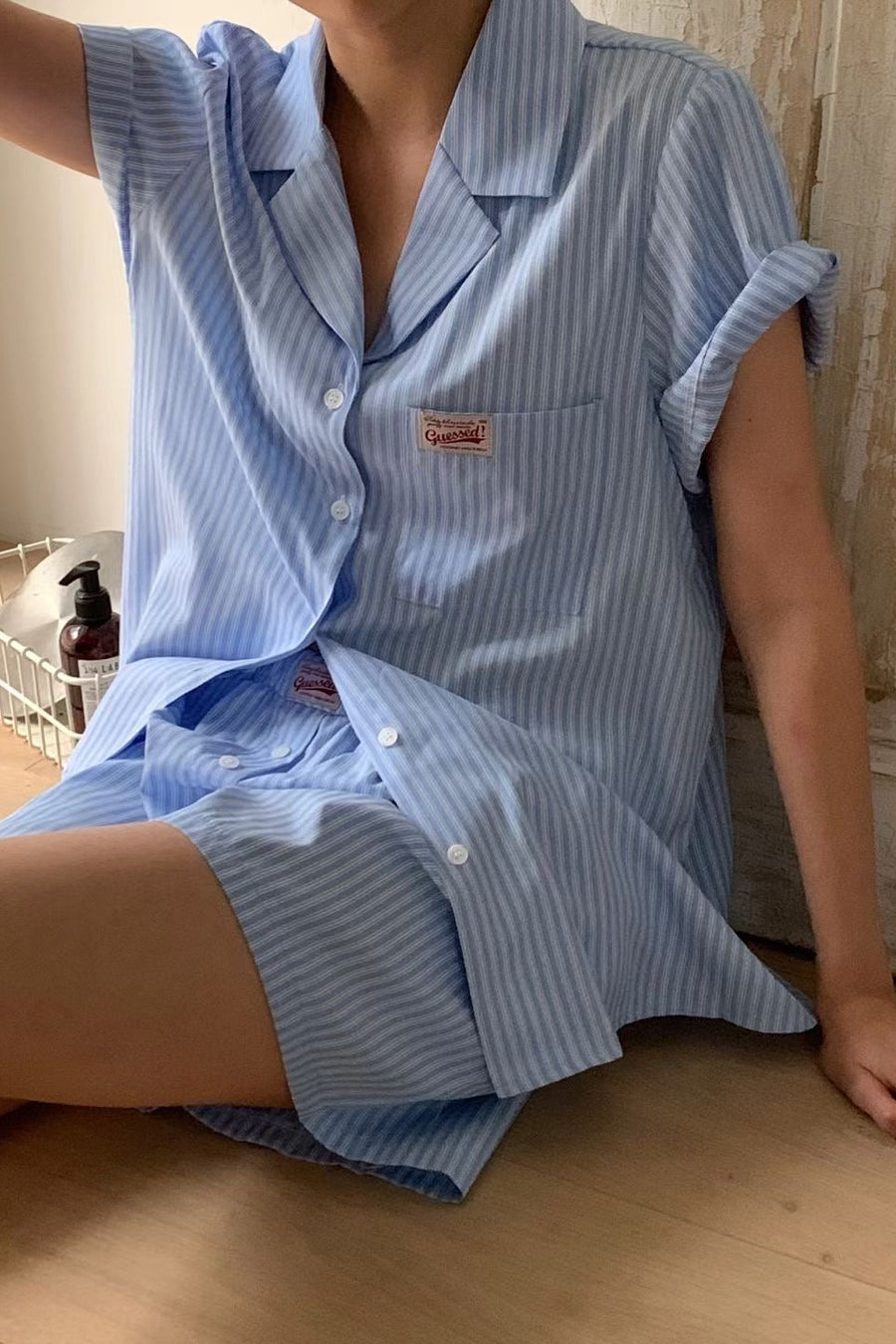 Slow Morning Stripe Pyjama Set – Short