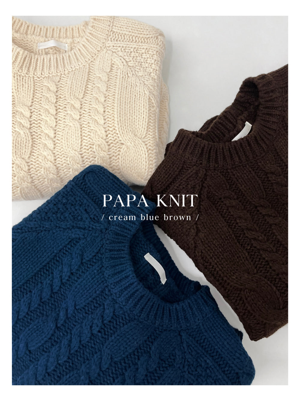 Papa Cable Knit