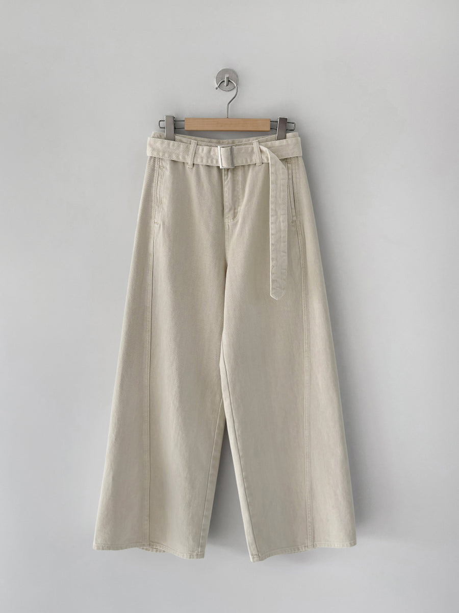 Belted Beige Pants (PREORDER)