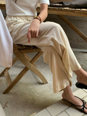 Banded Wide Slacks