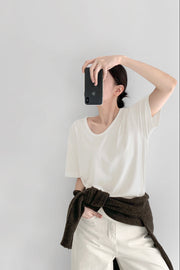 Cloud U Neck Tee