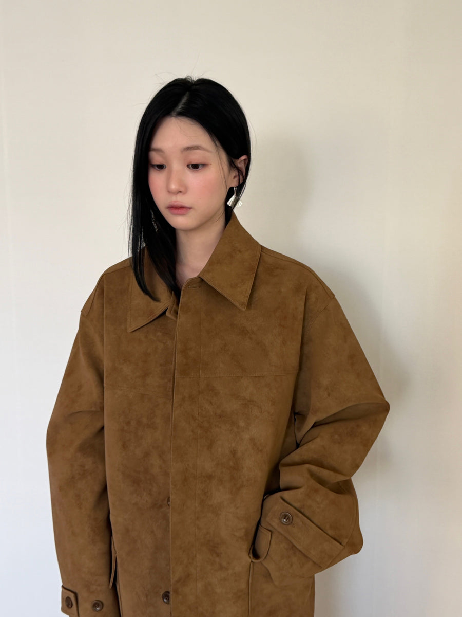 Louise Suede Half Jacket