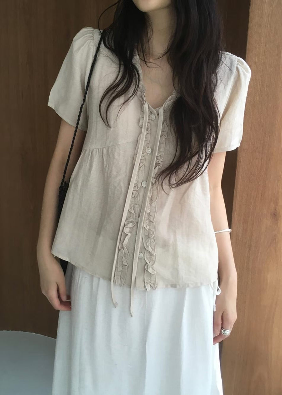 Lily Linen Blouse