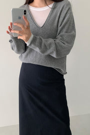 Mog Light Layer Knit