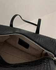 Croc Leather Shoulder Bag (PREORDER)