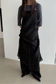 Muse Sheer Drape Slip Dress