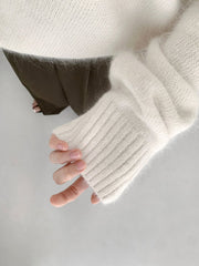 Angora Back Knit