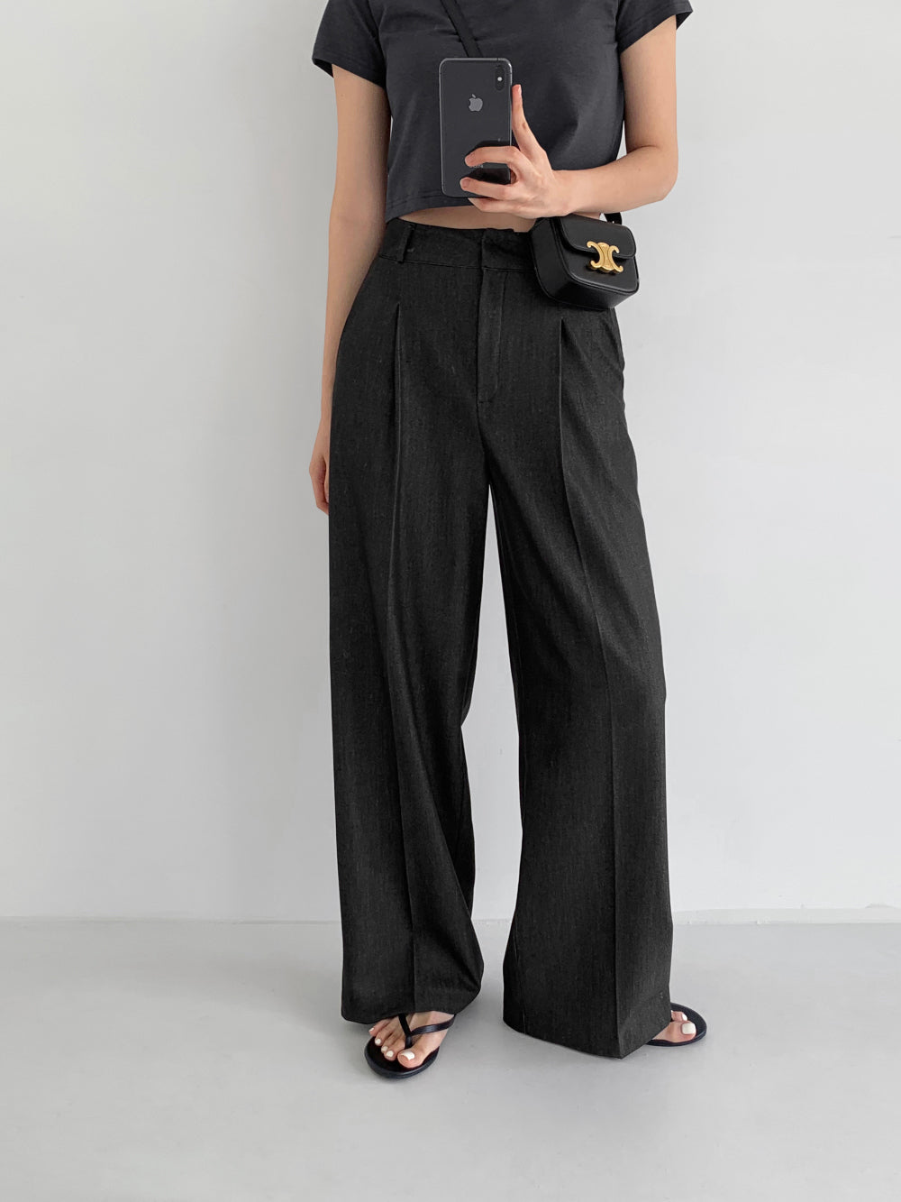 Chic Denim Slacks (PREORDER)