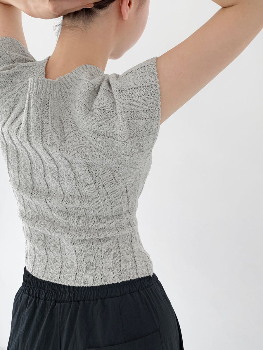 Crop Raglan Knit