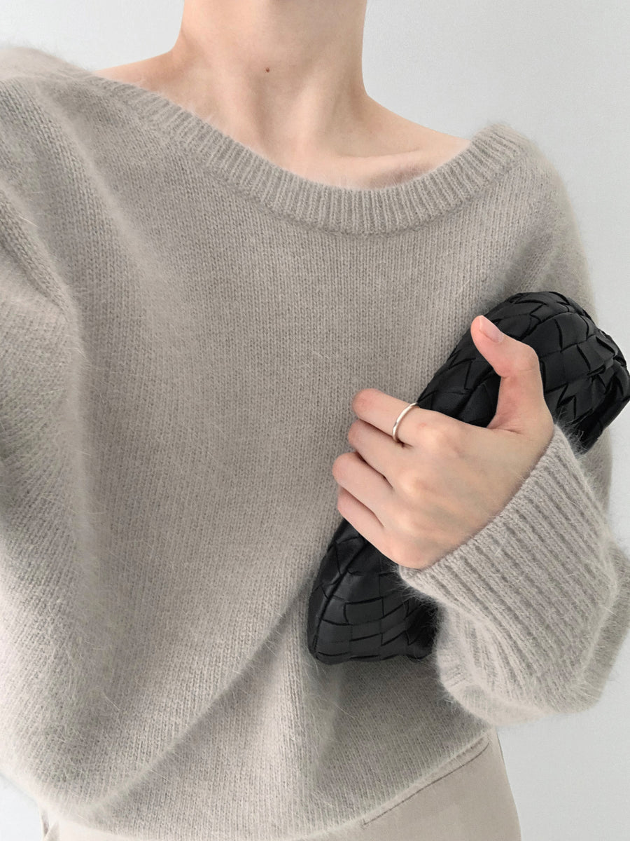 Angora Back Knit