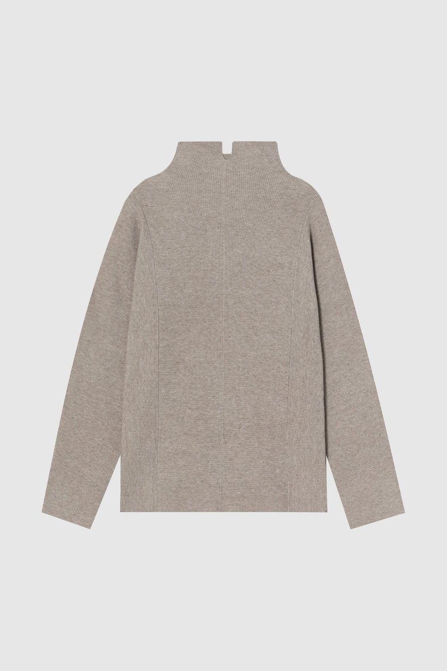 by DOE - Mock-Neck Woven Knit Sweater