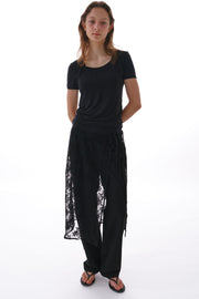 by DOE - Lace Embroidery Wrap Skirt (PREORDER)