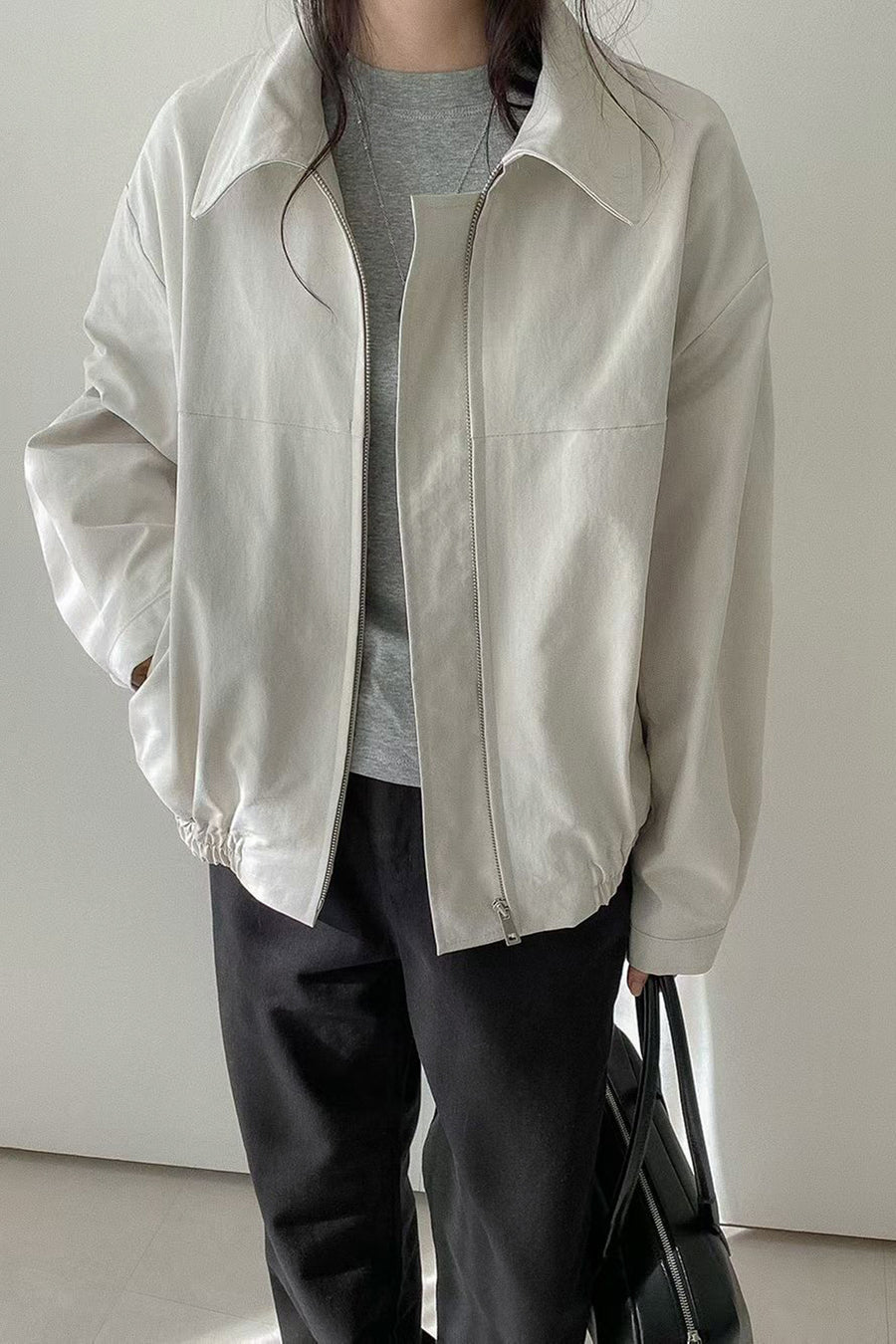 Clean Line Cotton Blouson