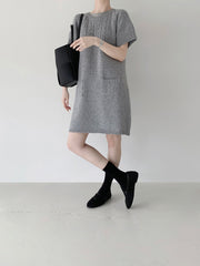 Cozy Cable Knit Dress