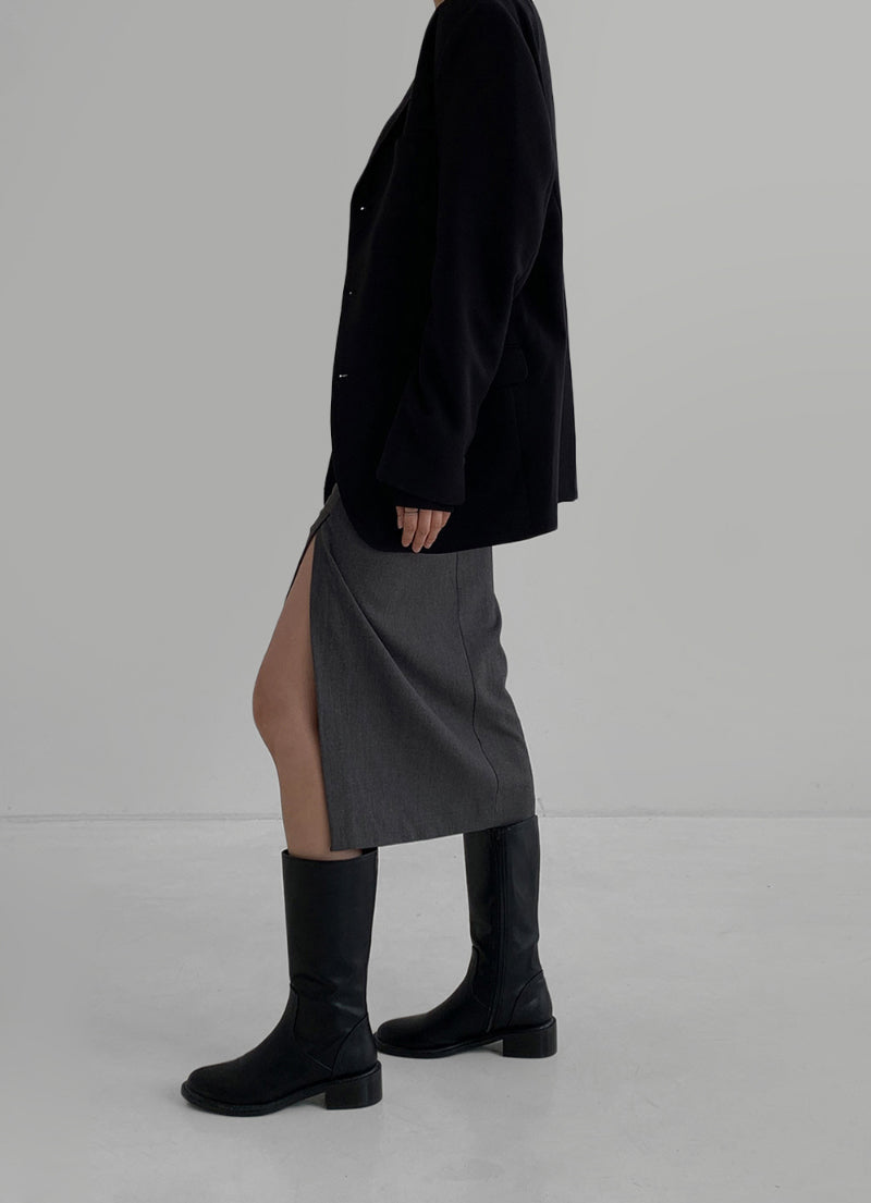 Twisted Wool Skirt (PREORDER)
