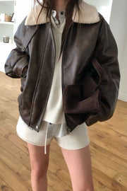 Shearling Leather Jacket