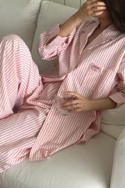 Slow Morning Stripe Pyjama Set – Long