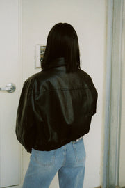 Minimal Leather Jacket