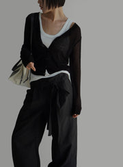 Over Linen Cardigan (PREORDER)