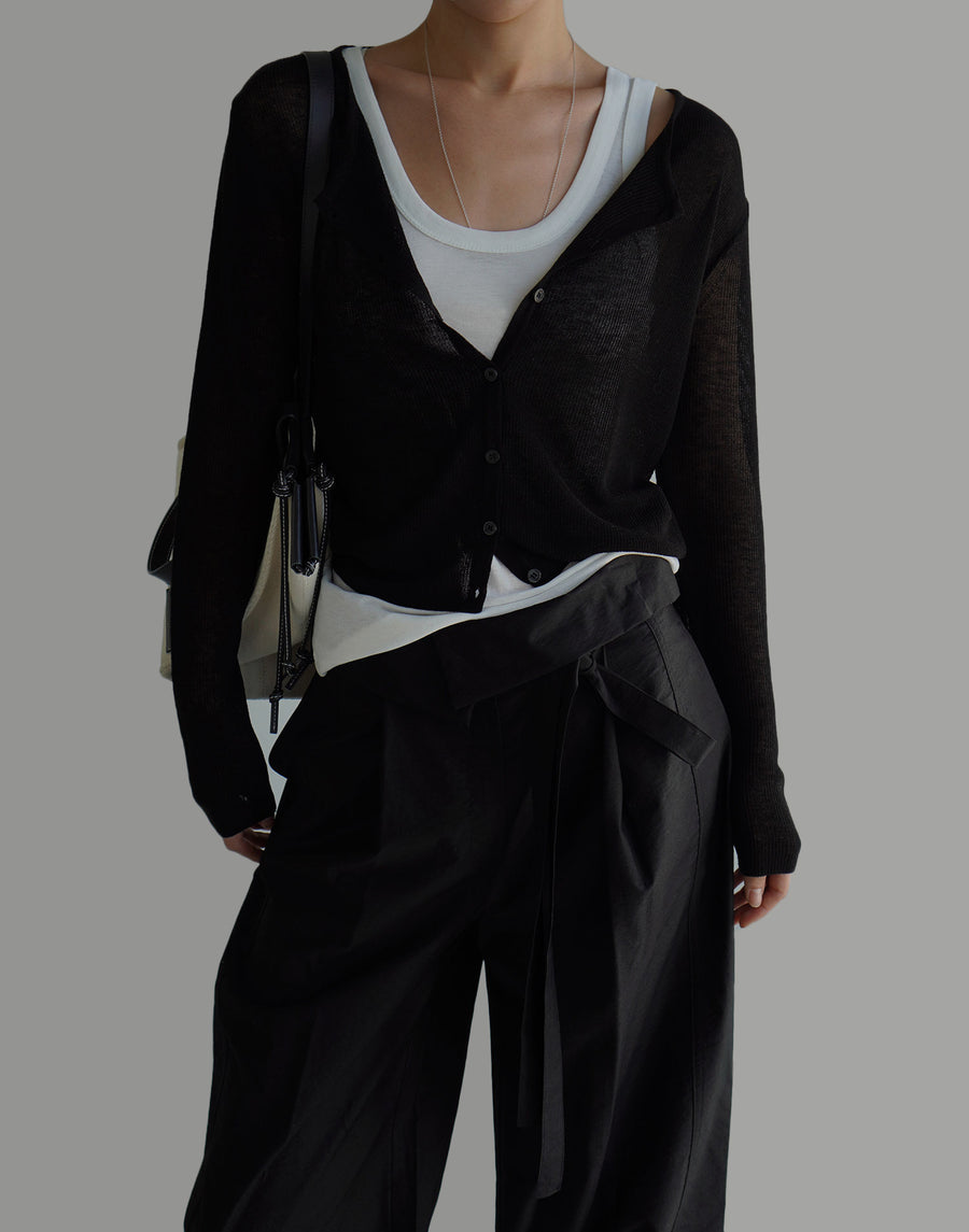 Over Linen Cardigan (PREORDER)