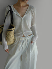 Over Linen Cardigan (PREORDER)