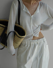 Over Linen Cardigan (PREORDER)