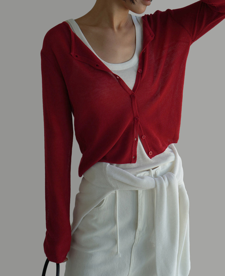 Over Linen Cardigan (PREORDER)