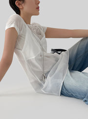 Sheer Layered Slip Dress