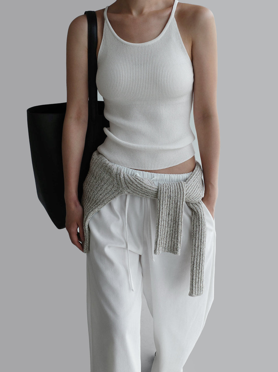 Ribbed Halter Tank Top (PREORDER)