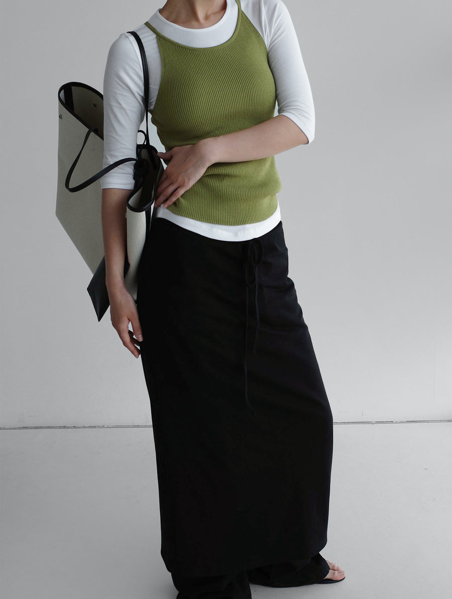 Ribbed Halter Tank Top (PREORDER)