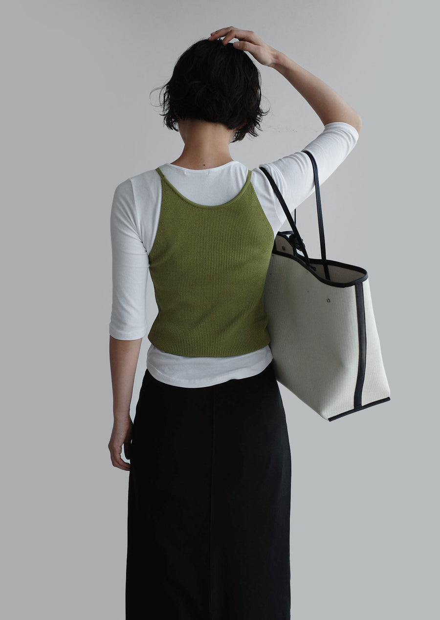 Ribbed Halter Tank Top (PREORDER)