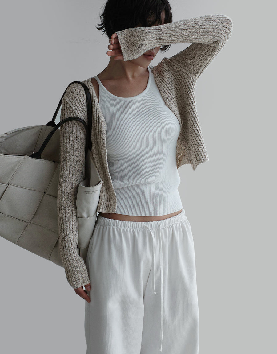 Ribbed Halter Tank Top (PREORDER)