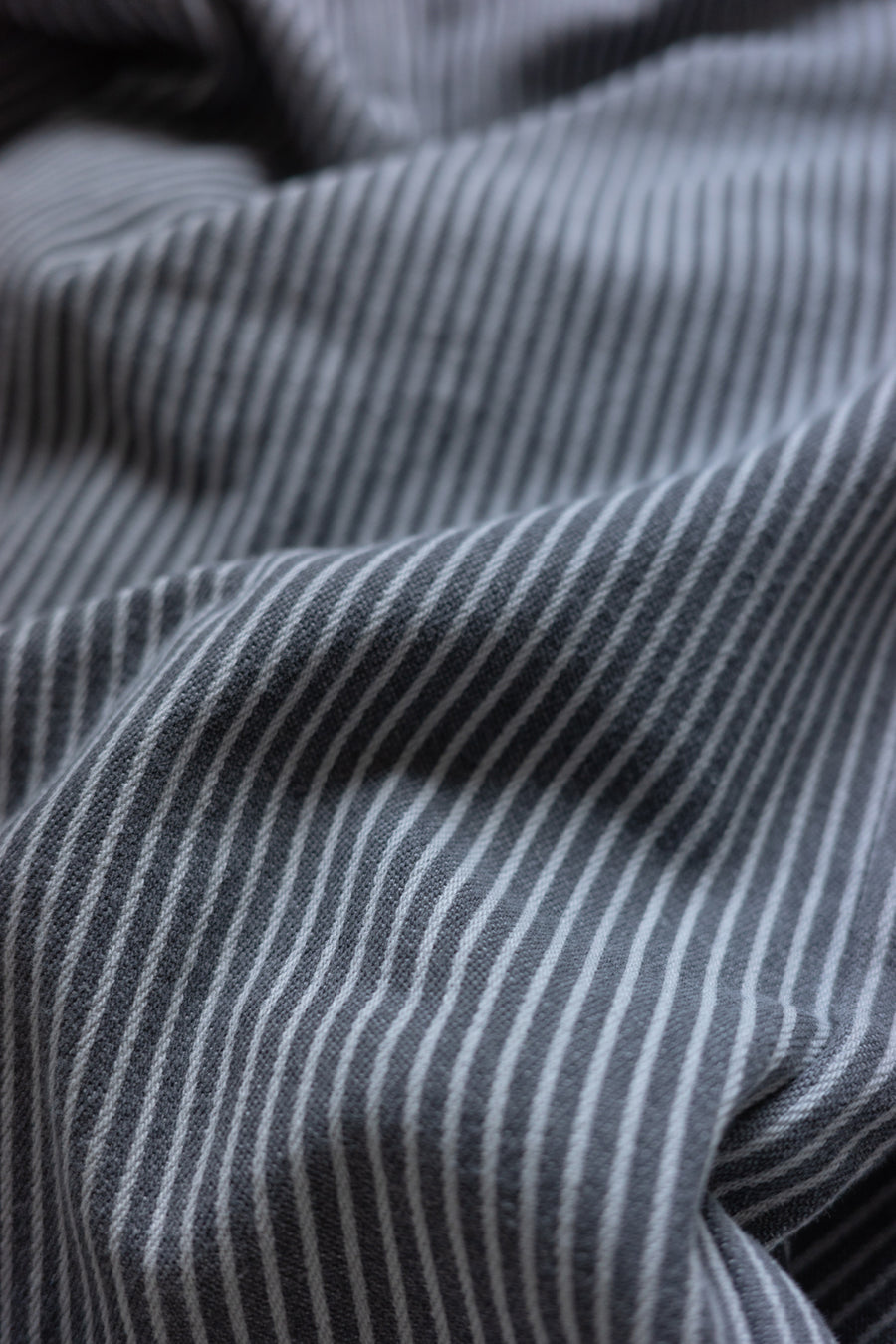 Pinstripe Wide Jeans