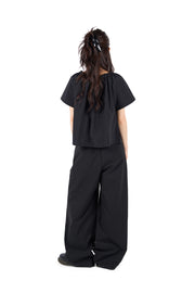 Pintuck Summer Slacks