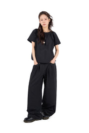 Pintuck Summer Slacks