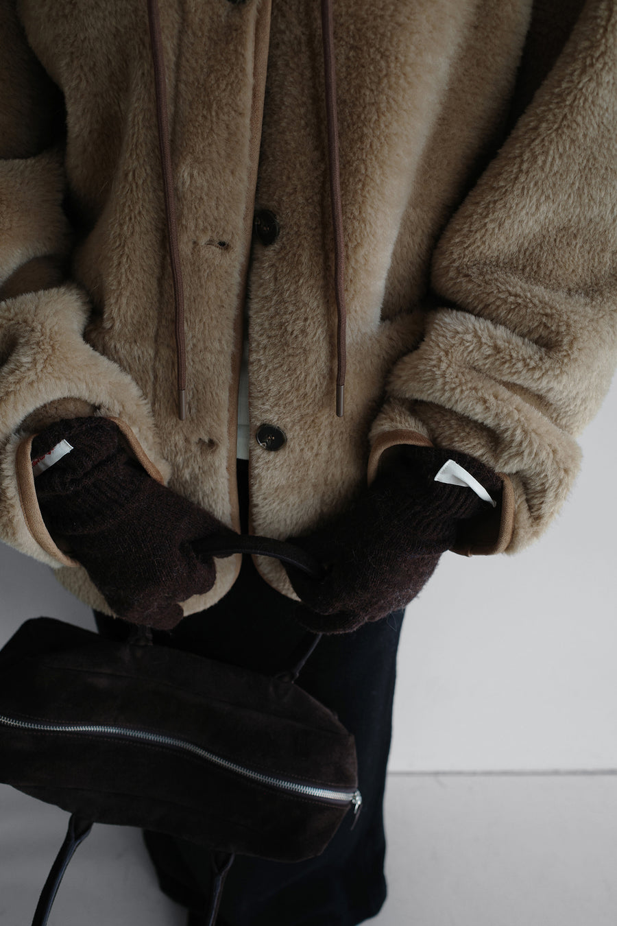 Suede-Lined Shearling Jacket (PREORDER)
