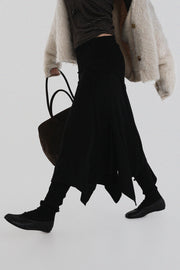 Asym Wrap Skirt-Dress