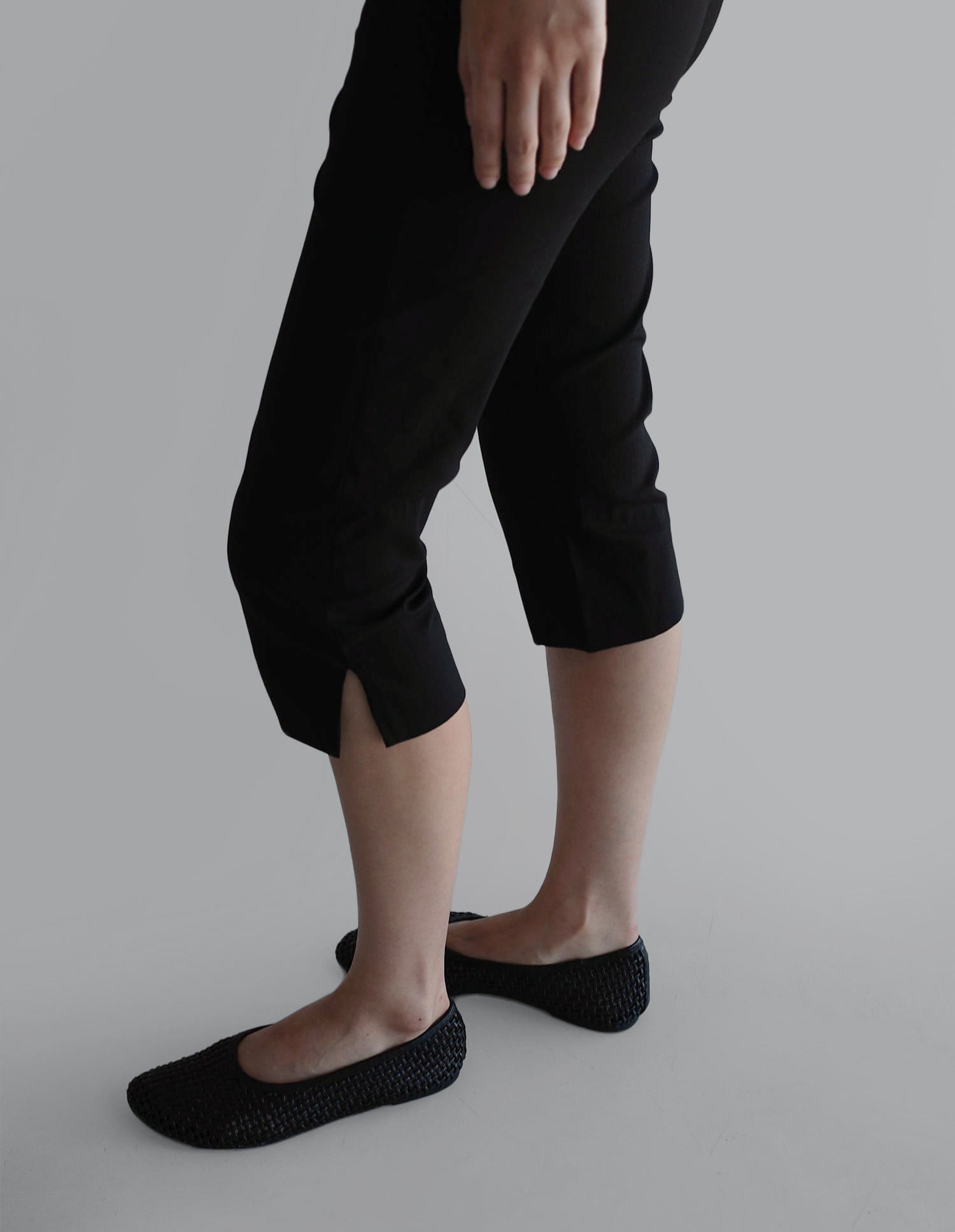 Split Hem Capris