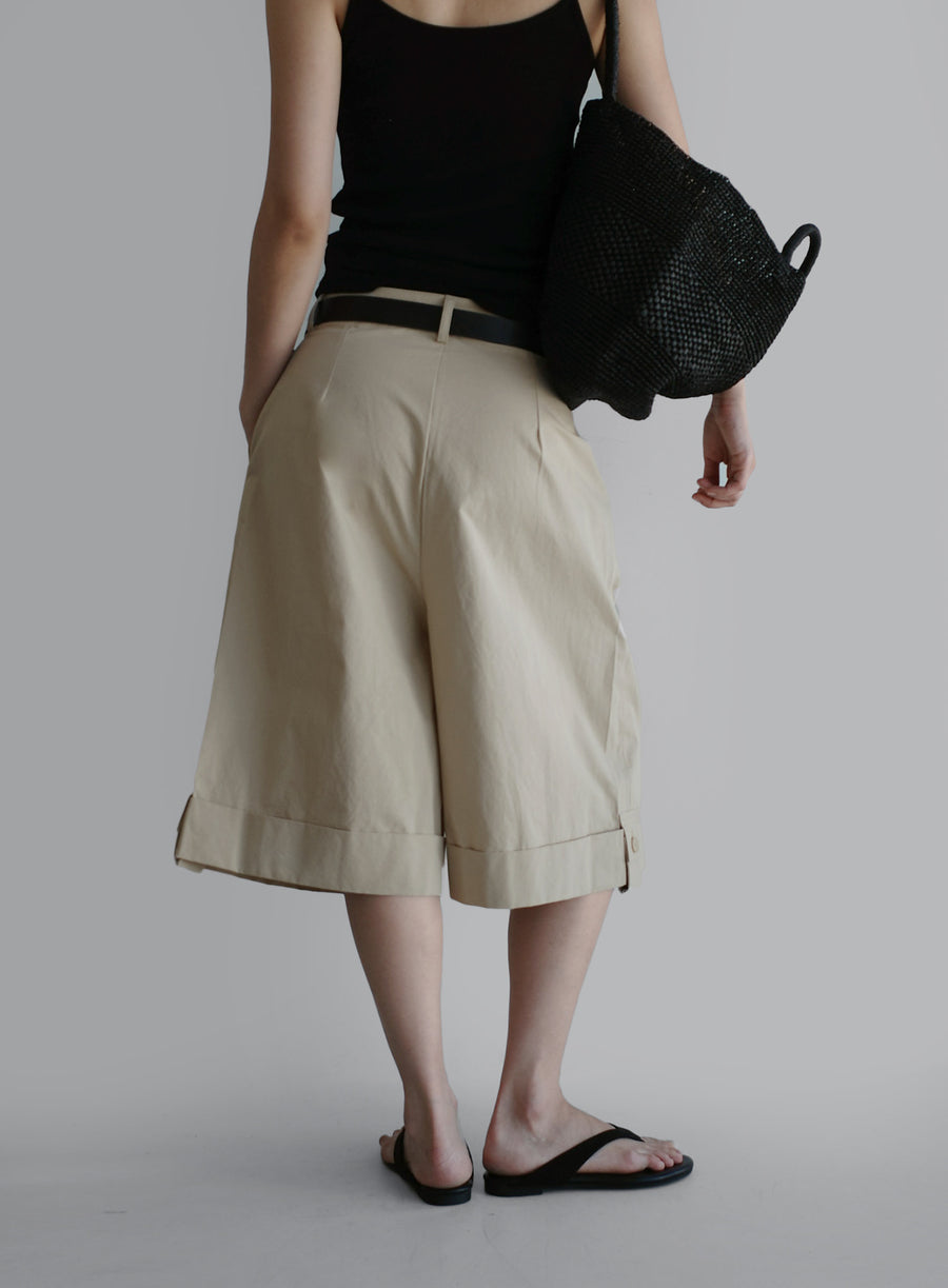 Cuffed Bermuda Shorts