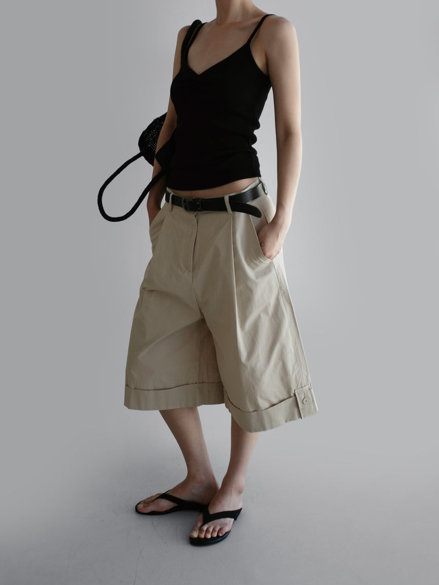 Cuffed Bermuda Shorts