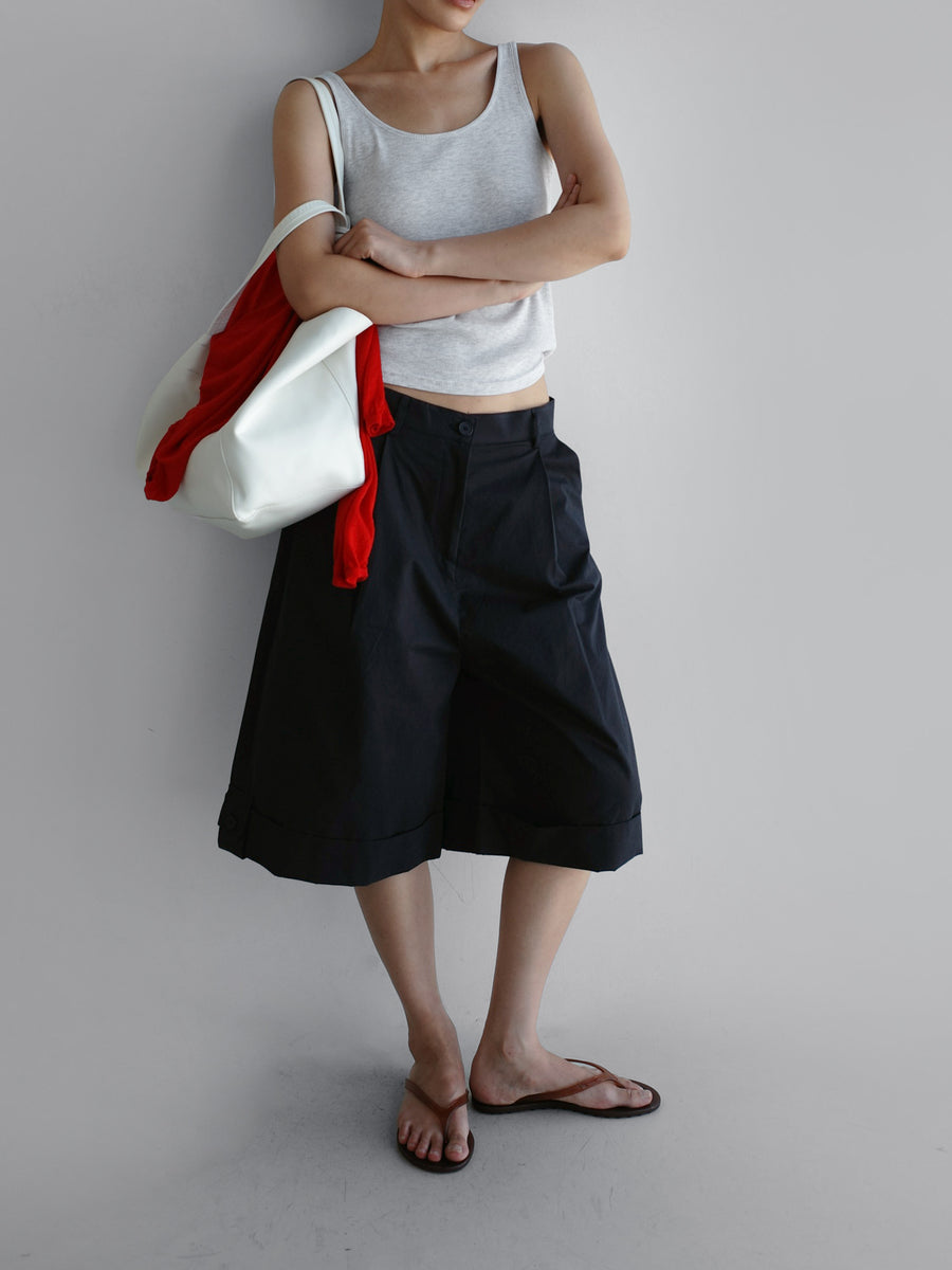 Cuffed Bermuda Shorts