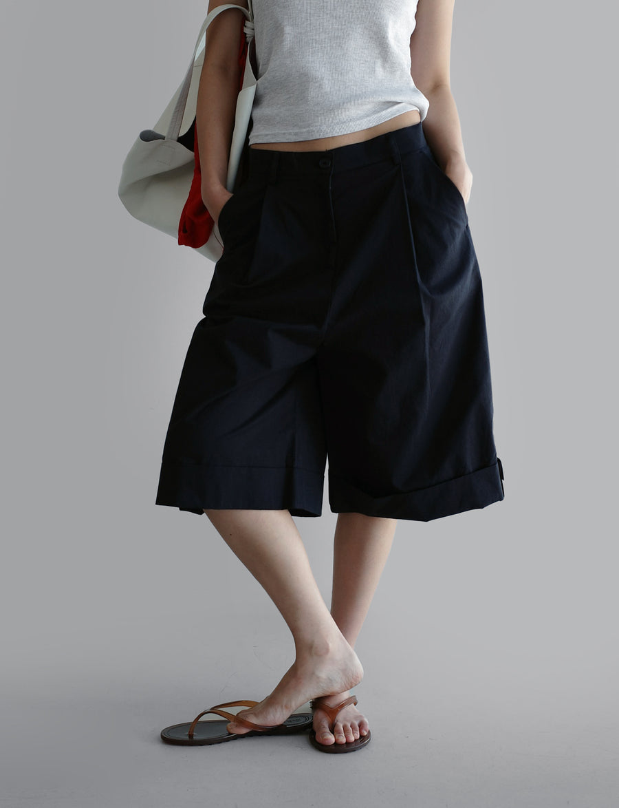 Cuffed Bermuda Shorts