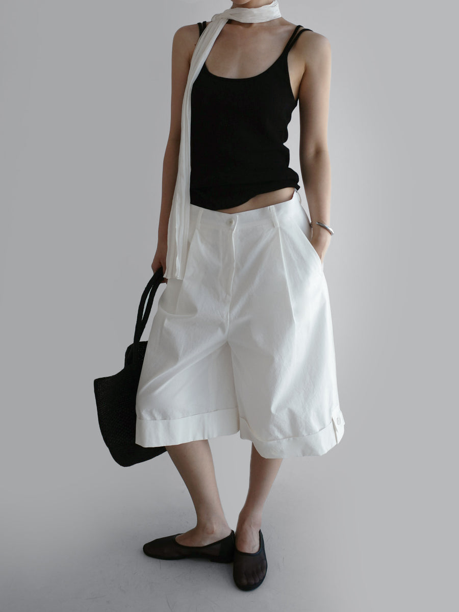 Cuffed Bermuda Shorts