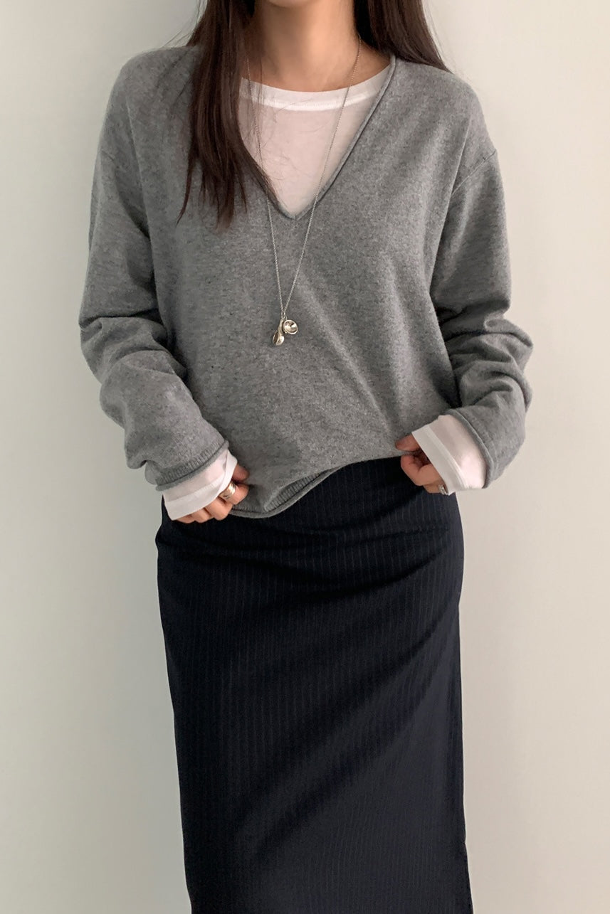 Mog Light Layer Knit