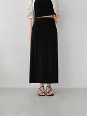 Textured Came Skirt