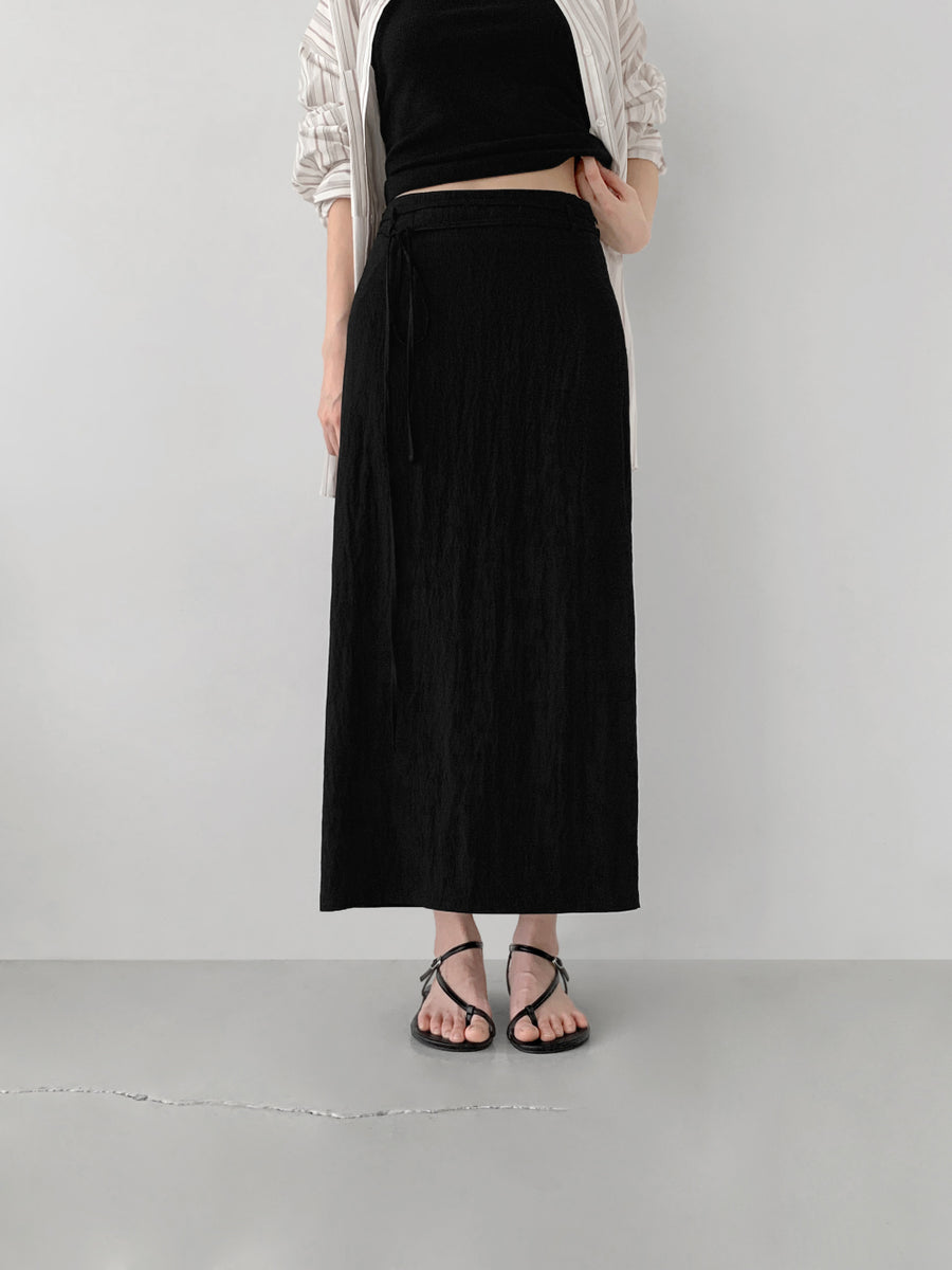 Textured Came Skirt